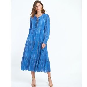 Long Sleeve Striped Maxi Dress